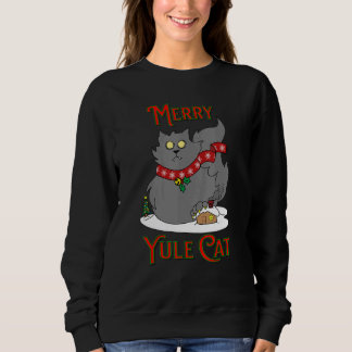 Sweatshirt Chat de Yule Folklore islandais Vacances de Noël