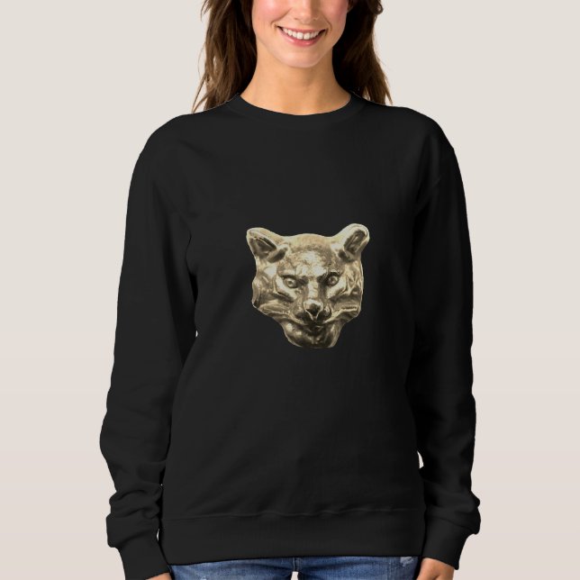 Sweatshirt Chat doré (Devant)