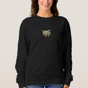 Sweatshirt Chat doré