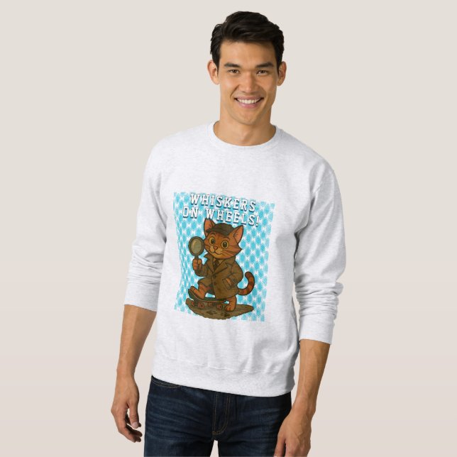 Sweatshirt chat drôle (Devant entier)