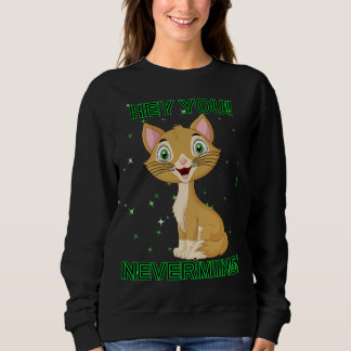 Sweatshirt Chat drôle