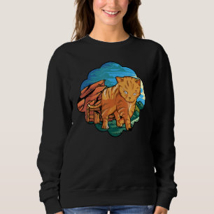 Sweatshirt Chat du Bengale 1