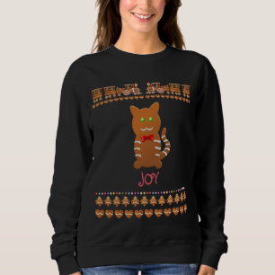 Sweatshirt Chat En Pain D'Enfer Avec Un Bow Rouge