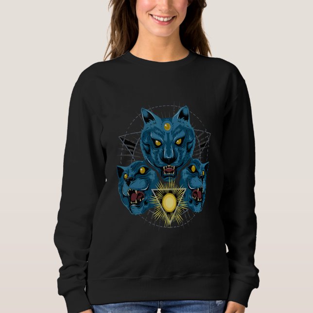 Sweatshirt Chat Illuminati (Devant)