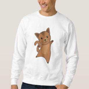 Sweatshirt Chat Kitty Fourrure Nez mignon Animaux Meow