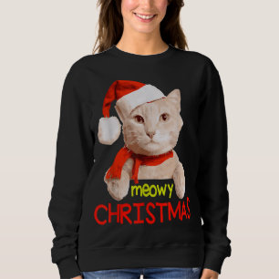 Sweatshirt Chat Kitty Xmas de Noël drôle