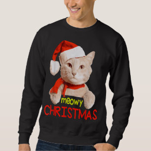 Sweatshirt Chat Kitty Xmas de Noël drôle