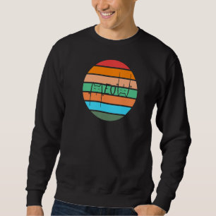 Sweatshirt Chat Meow Sunset