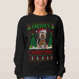 Sweatshirt Chat siamois Arbre de Noël Père Noël laid Chat s