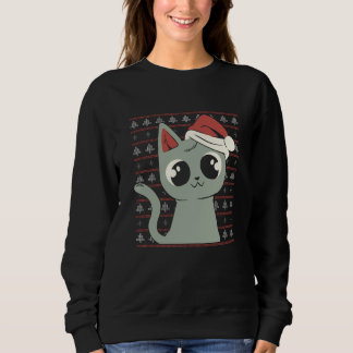 Sweatshirt Chat X-Mas Chat laide