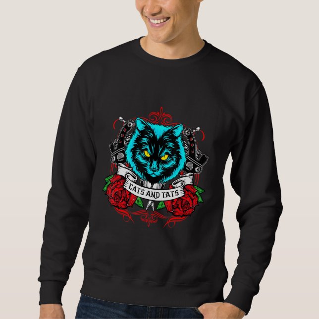 Sweatshirt Chats Et Tats (Devant)