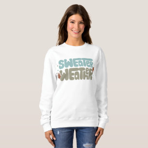 Sweatshirt Chaud mignon Météo automne