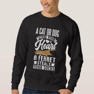 Sweatshirt Chaussettes à vapeur à Ferret mignonnes