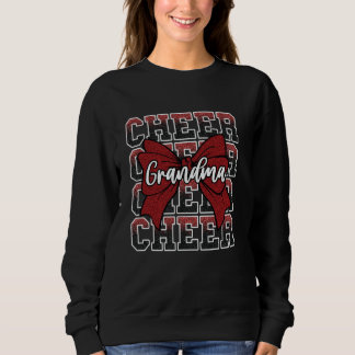 Sweatshirt Cheer G-Ma grand-mère Bow Sport Pom-pom girl Cheer