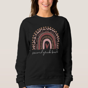 Sweatshirt Cheetah Rainbow Teach Love Inspire Lead Motivate C