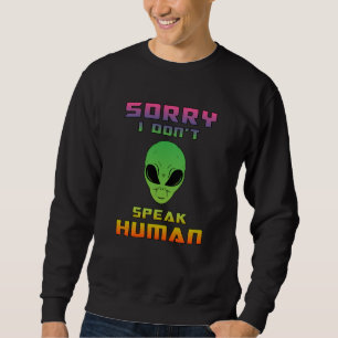 Sweatshirt Chef Alien Ufo Espace Aliens 51 Drôle cadeau