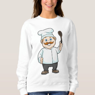 Sweatshirt Chef avec casquette et cuillère à soupe du chef