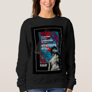 Sweatshirt Chemise à manches longues citation d'aventure Vivr