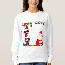 Chemise à manches longues pour les femmes de Noël