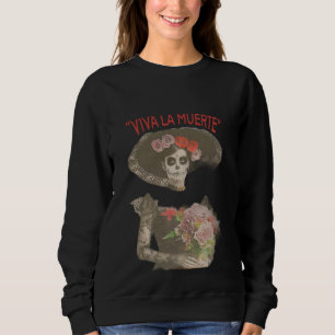 Sweatshirt Chemise à manches longues Viva la Muerte gothique