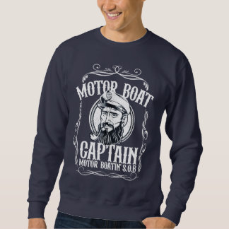 Sweatshirt Chemise de capitaine de bateau à moteur pour homme