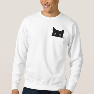 Sweatshirt Chemise de chat mignonne, Cachette de chat cachée