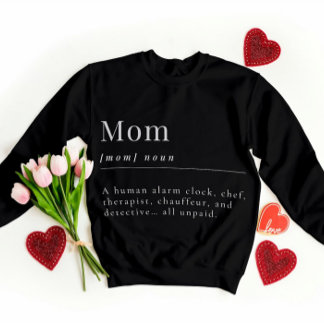 Sweatshirt Chemise de définition maman amusante - Superhero n