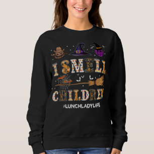 Sweatshirt Chemise de Halloween pour dame de cantine « Je sen
