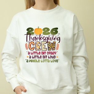 Sweatshirt Chemise de l'équipe de Thanksgiving 2026   Sweatsh