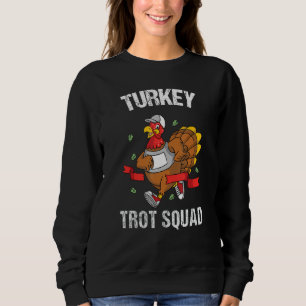 Sweatshirt Chemise de l'équipe vintage de trot Costume Turqui