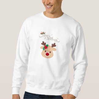 Sweatshirt Chemise de Noël cerf