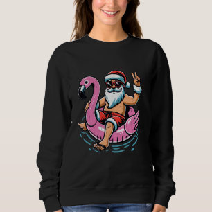 Sweatshirt Chemise de Noël en juillet Garçons Enfants Santa F