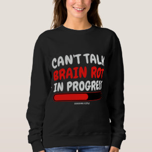 Sweatshirt Chemise De Rot Cerveau Pour Enfants Brainrot Parol