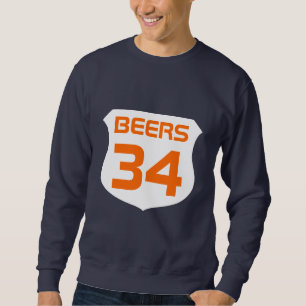 Sweatshirt Chemise de signe de route - Chicago charrient