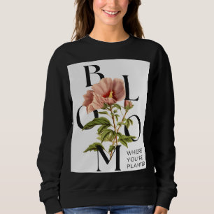 Sweatshirt Chemise de sport classique pour femmes Style vin