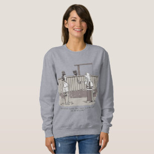 Sweatshirt Chemise de sport grise pour femmes Evil Perm