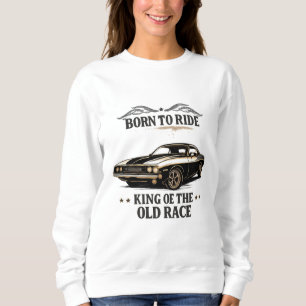 Sweatshirt Chemise de sport pour femmes Classic Muscle Car Ri