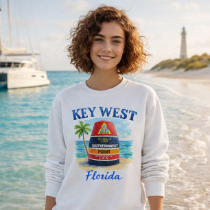 Sweatshirt Chemise de sud-ouest de l'île de Key West Floride