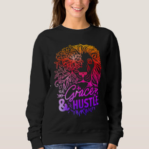 Sweatshirt Chemise de sudation Lion Grace & Hustle
