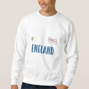 Sweatshirt Chemise de supporter de football d'Angleterre Drap