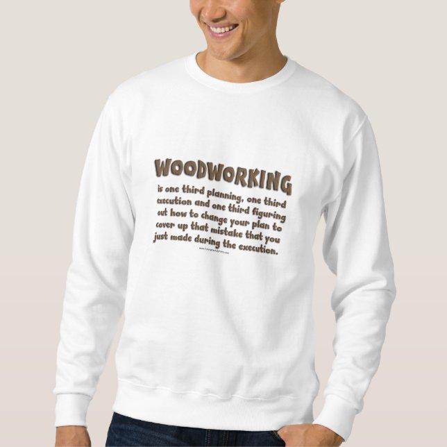 Sweatshirt Chemise de travail du bois (Devant)