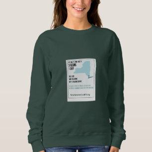 Sweatshirt Chemise du clivage NYS des femmes