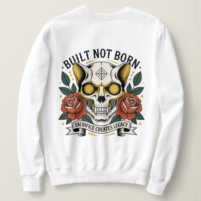Sweatshirt Chemise Empowerment Art pour femmes Symbole de for (Design dos)
