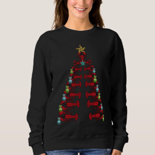 Sweatshirt Chemise laide de partie mignonne d'arbre de Noël