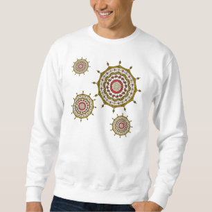 Sweatshirt Chemise légère pour hommes Mehndi Fantasy Gold