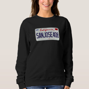 Sweatshirt Chemise San Jose 408, Shark City, Hella San Jose, 