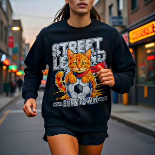 Sweatshirt Chemise Street Legend Soccer Cat pour les amateurs