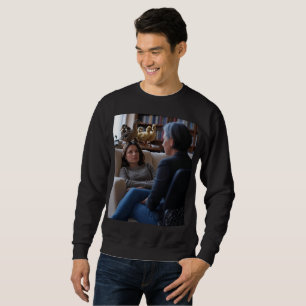 Sweatshirt Chemise sweat-shirt noire pour hommes Fascination 