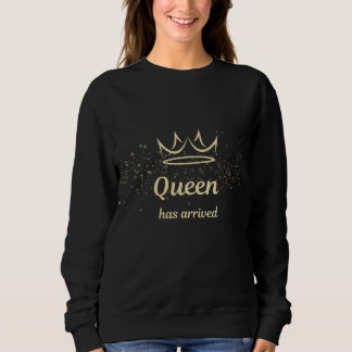 Sweatshirt Chemise sweatée Couronne dorée de la Reine est arr