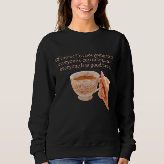 Sweatshirt Chemise Tasse de Thé
